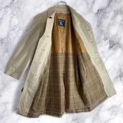 Burberrys ステンカラーコート ベージュ 裏地チェック柄 C-TK83 - メルカリ