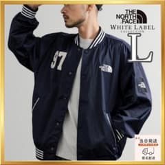 L THE NORTH FACE スポーティボンバージャケット 韓国限定ネイビー