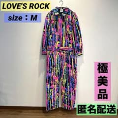 ☆未使用に近い美品☆ LOVE'S ROCK ペイントツナギ ゆるダボ 原宿系
