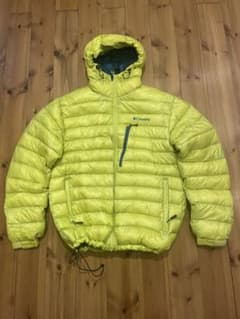 コロンビア クレイターレイク アルパインダウンパーカ L イエロー