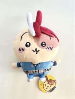 タグ付き ヒロアカ×ちいかわ ぬいぐるみS 轟焦凍×うさぎ - メルカリ