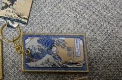 葛飾北斎 キーホルダー 刺繍 スヌーピー 神奈川沖浪裏 - メルカリ