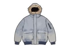 Supreme Faux Fur Hooded WorkJacket Denim - メルカリ