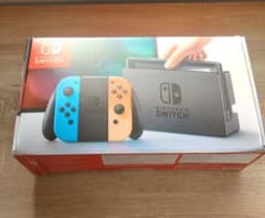 Nintendo Switch 本体 青/オレンジ Joy-Con おまけ付き - メルカリ