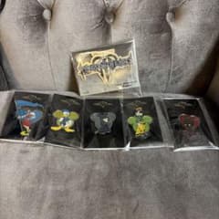 キングダムハーツ ロフト ピンズ 全5種類セット ディズニー アルミ