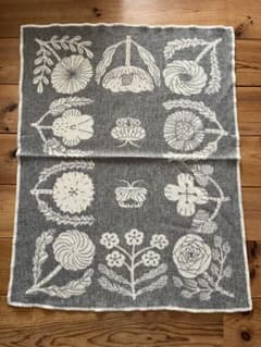 LAPUAN KANKURIT 鹿児島睦 ブランケット 花 北欧 - メルカリ