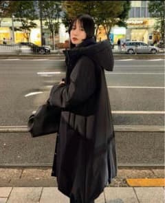 CLANE BALLOON HOODIE LONG DOWN COAT - メルカリ
