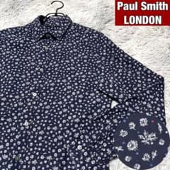 ポールスミスロンドン 長袖シャツ 総柄 ボタニカル フラワープリント