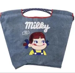 レア 不二家 フジヤ ボールアンドチェーン エコバッグ ペコちゃん