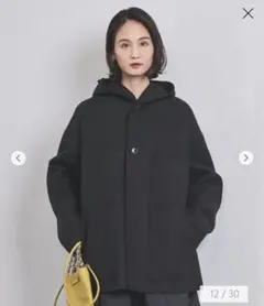 2026年最新】HYKE MELTON HOODED WORK COATの人気アイテム - メルカリ