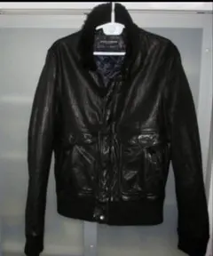 サイズ50/L Dolce&Gabbana ドルガバ レザージャケット A-2型 - メルカリ