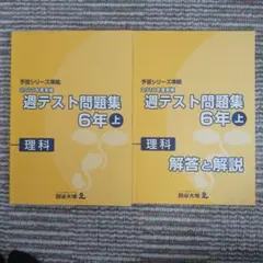 2026年最新】四谷大塚週テスト6年の人気アイテム - メルカリ