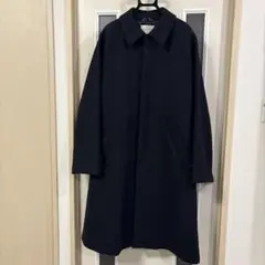 2026年最新】Super140 メルトンオーバーサイズステンカラーコートの