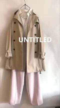 2026年最新】untitled トレンチコートの人気アイテム - メルカリ