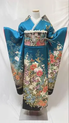 2026年最新】振袖フルセット 青の人気アイテム - メルカリ