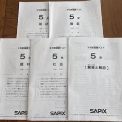 2026年最新】sapix 新3年 入室テストの人気アイテム - メルカリ