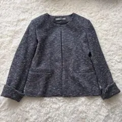 2026年最新】Theory luxe カラー：ネイビー系 ノーカラージャケットの