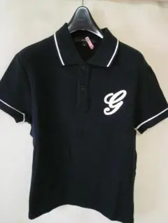 希少色 / Lサイズ GUCCI グッチ ロゴ刺繍 ポロシャツ レッド イタリア