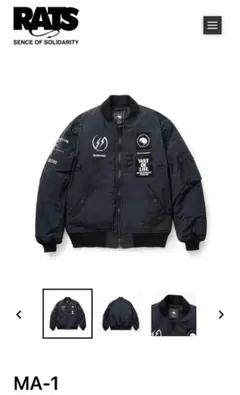 2026年最新】RATS カラー：ブラック系 MA-1・フライトジャケットの人気