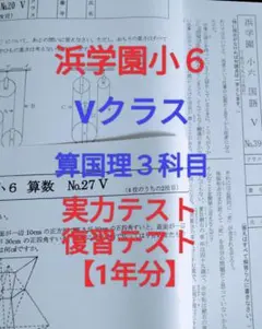 2026年最新】浜学園 小6 復習テストの人気アイテム - メルカリ