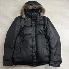 美品 BURBERRY BLACK LABEL ダウンジャケット y2k ファー - メルカリ