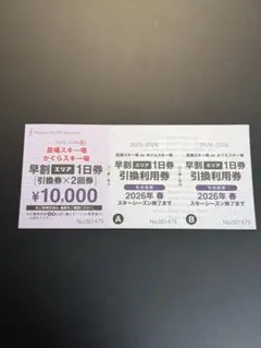 2026年最新】かぐらスキー場リフト券の人気アイテム - メルカリ