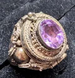 2026年最新】アメジストリング K18 アンティーク アメジスト 指輪の