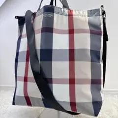 2026年最新】ブラックレーベルクレストブリッジチェックエコバッグの