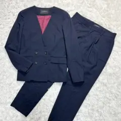 2026年最新】green label relaxing カラー：ネイビー系 パンツスーツ