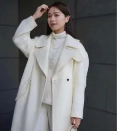 2026年最新】l'aube blanc コートの人気アイテム - メルカリ