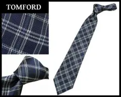 TOM FORD トム フォード ネクタイ 千鳥格子柄 ハウンドトゥース シルク