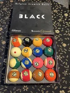 ビリヤードボール アラミストーナメント TV BLACK デュラミスセット