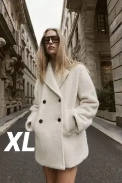 2026年最新】ZARAブークレダブルブレストミディ丈コートの人気アイテム