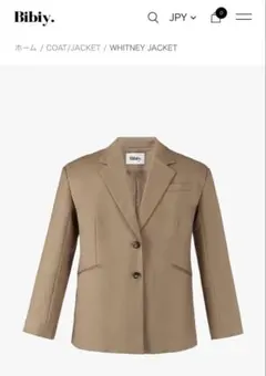 2026年最新】whitney jacket bibiyの人気アイテム - メルカリ