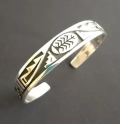 サンシャインリーブス 4面スタンプ レア バングル 希少モデル ヘビー