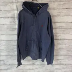 新品現行QR】ラルフローレン ジップアップパーカー ブラックS〜M相当