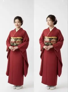 2026年最新】振袖 赤 無地の人気アイテム - メルカリ