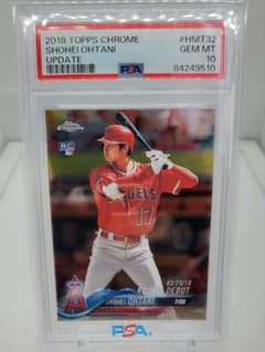 大谷翔平PSA10 2018 ToppsChrome HMT32ルーキー