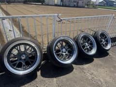 水野板金シャリー ダックス10 インチ5J ホイールメッキ ヤマダモデル