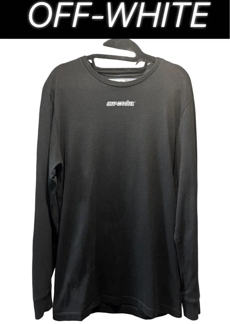 2026年最新】OFF-WHITE カラー：ブラック系 七分・長袖カットソーの