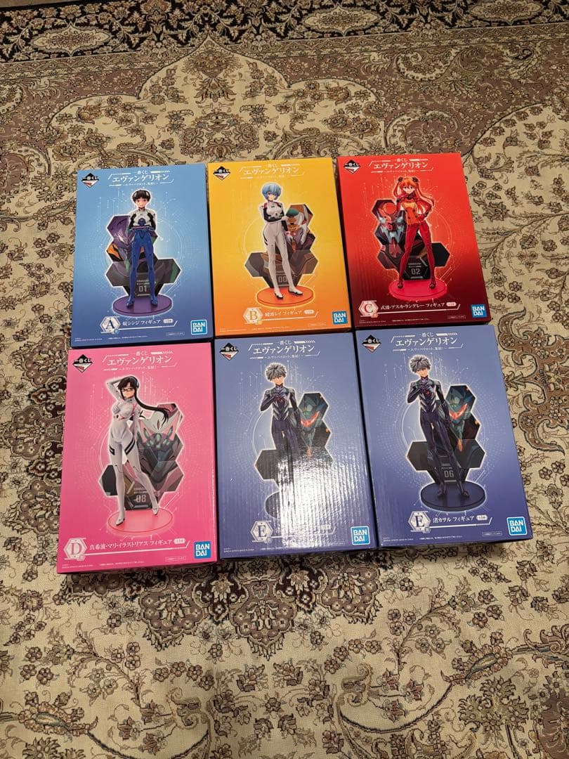 J*S様 エヴァンゲリオン　一番くじ　フィギュア6点セット 一番くじ エヴァンゲリオン ～全力疾走！～」が6月16日(金)より順次
