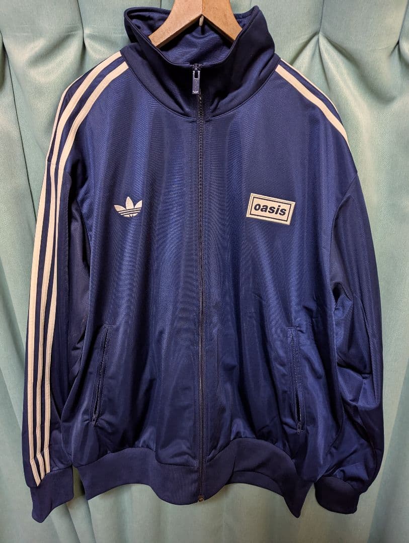 adidas × Oasis ファイヤーバード トラックトップ ネイビー4XL - メルカリ