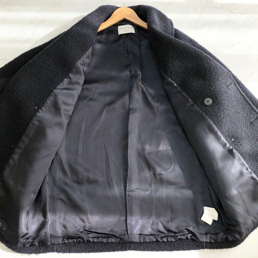 未使用級❤️24AW ブークレーボンディング ダブルブレストコート