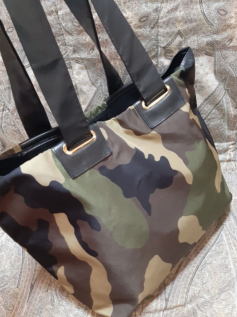 オロビアンコOrobianco 本革コンビ/トートバッグ/迷彩(カモフラージュ