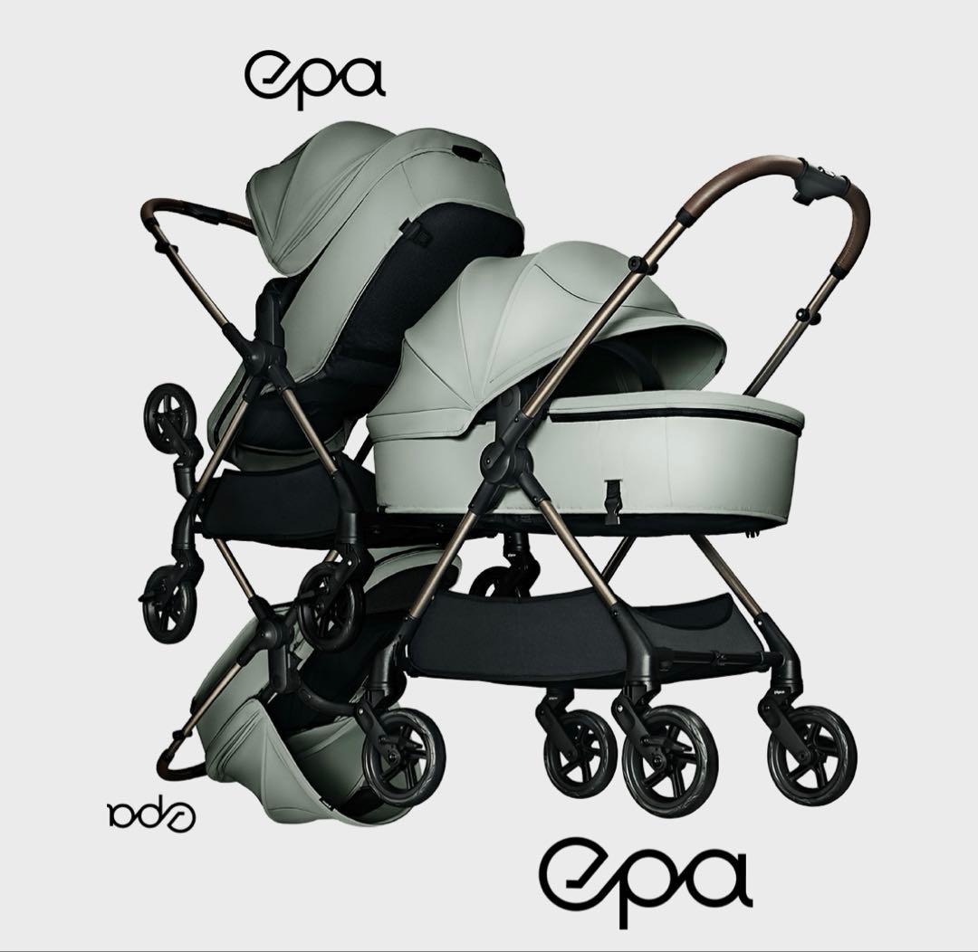 ベビーカー・バギー Pigeon epa epa（エパ） ライトグリーン | 商品情報 | ピジョン株式会社