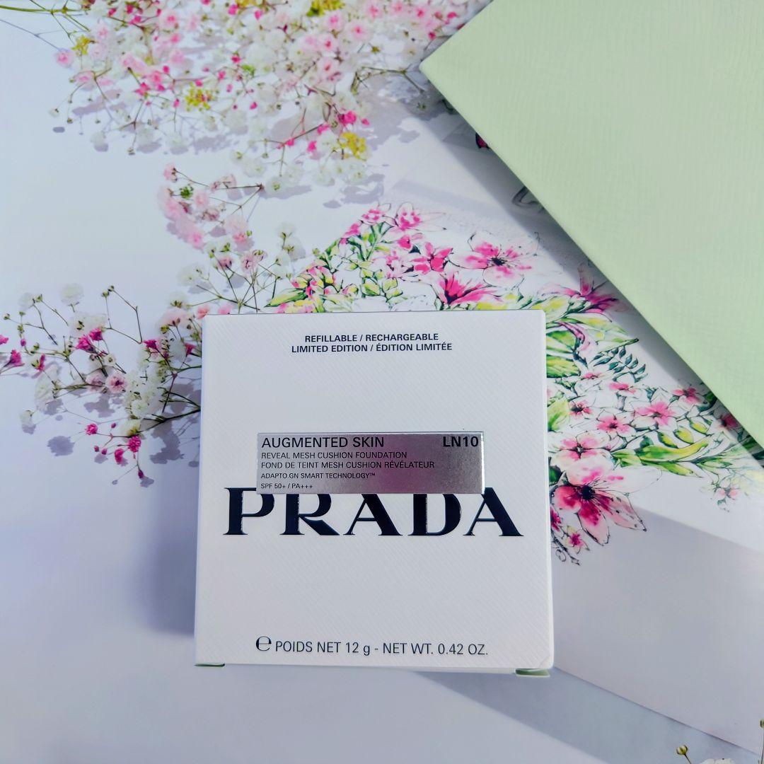 新品】PRADA 限定色ブルーパッケージ クッションファンデーションLN10