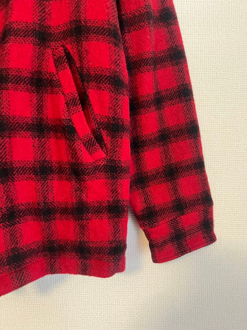 L.L.Bean USA製 オンブレ チェックジャケット ウール エルエルビーン