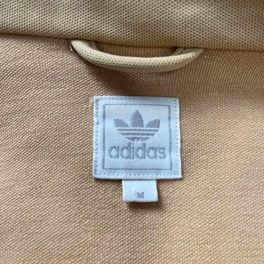 adidas トラックジャケット トレフォイルロゴ ブラウン 00s 白タグ M