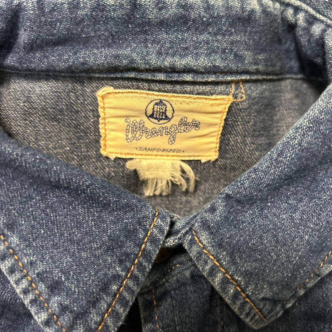 ラングラー 27mwデニムシャツ ファースト 初代復刻 - メルカリ