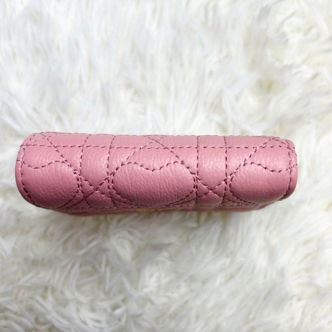 極美品☆日本限定完売品】Dior ハート キルティング 三つ折り財布 カロ